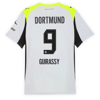 Billige Fotballdrakt Borussia Dortmund Serhou Guirassy #9 Replika Bortedrakt 2025-26 Kortermet